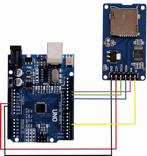 connecting sd card to arduino